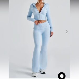 Babyboo sky Blue Knit Sweater Set